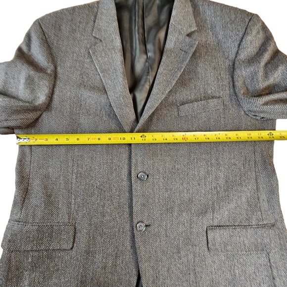 Maranzone by SFI Laime Wool Multi Colored Tweed Sports Coat Size 42L - Picture 11 of 16